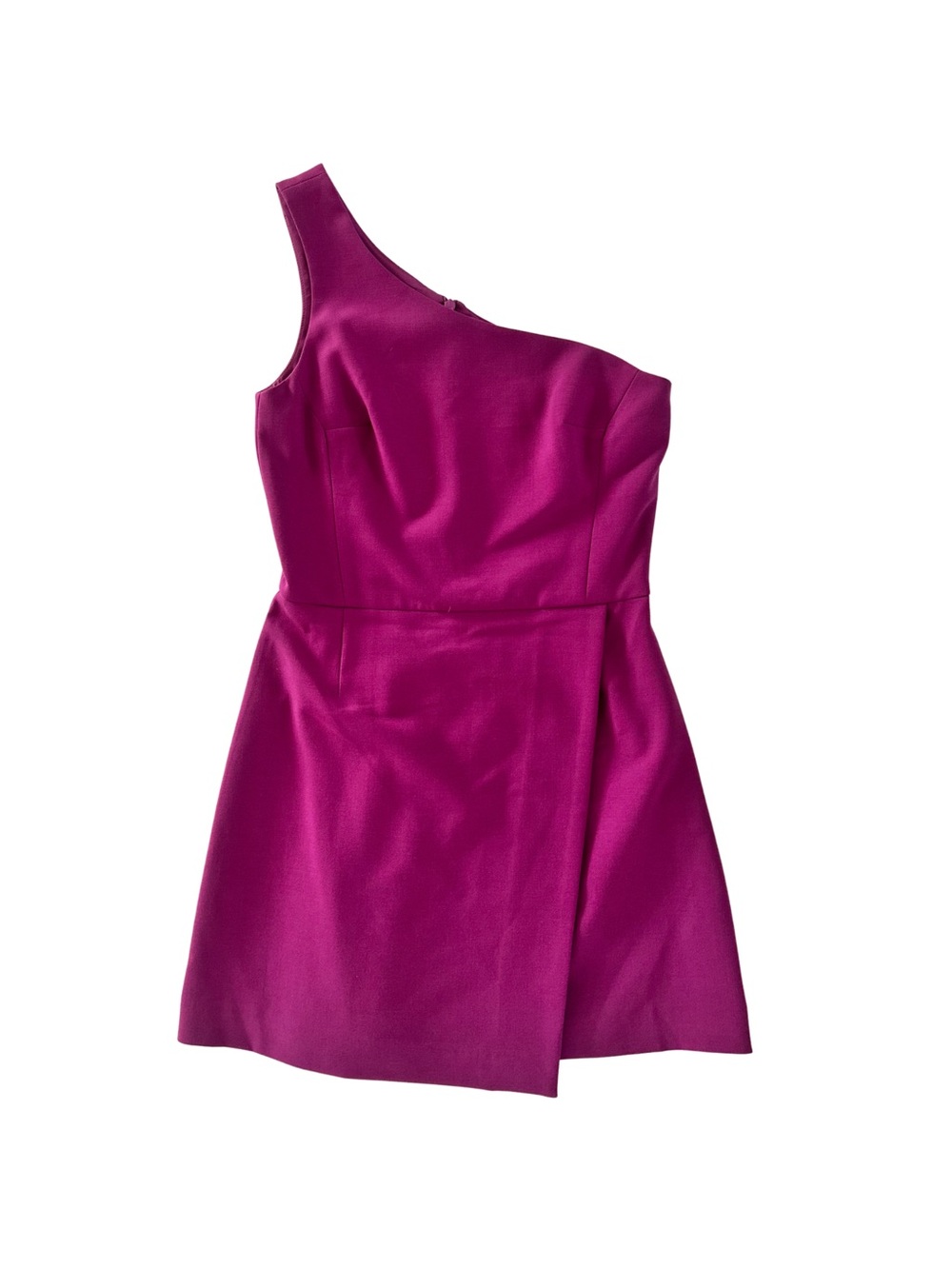 French Connection NWT Whisper One-Shoulder Envelope Skirt Mini Dress  Size 2